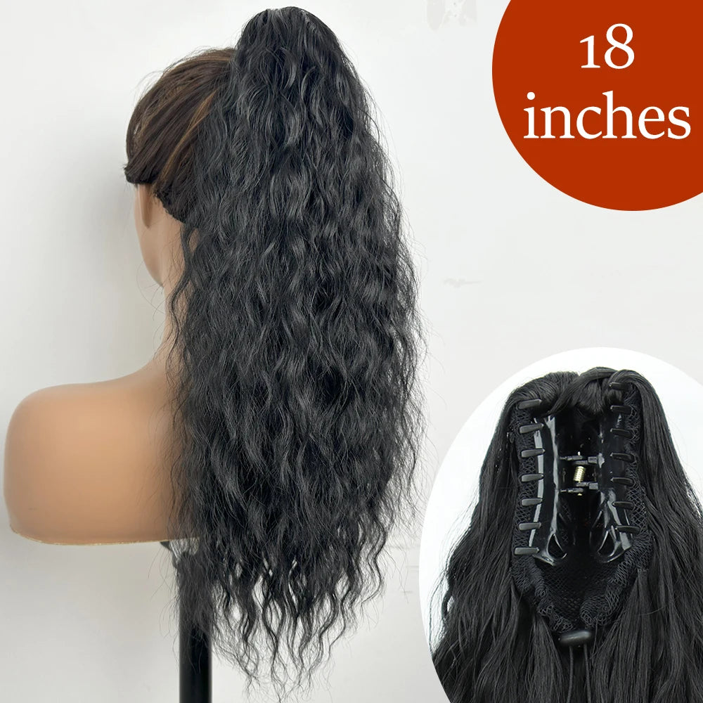 34-Inch Synthetic Ponytail Hair Extension