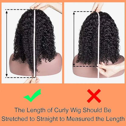 Kinky Curly Headband Wig