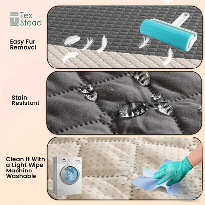 Double-Sided Waterproof Dog Bed Cover