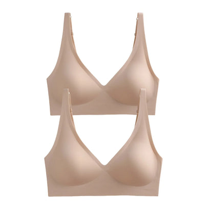 2Pcs/Set Seamless Wireless Bra