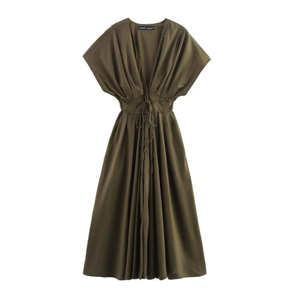 2025 Spring Summer Vintage Dress – Chic & Elegant Women’s Fashion