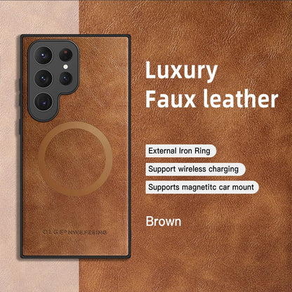 Luxury Leather Silicone Case for Samsung Galaxy S24/S23/S22