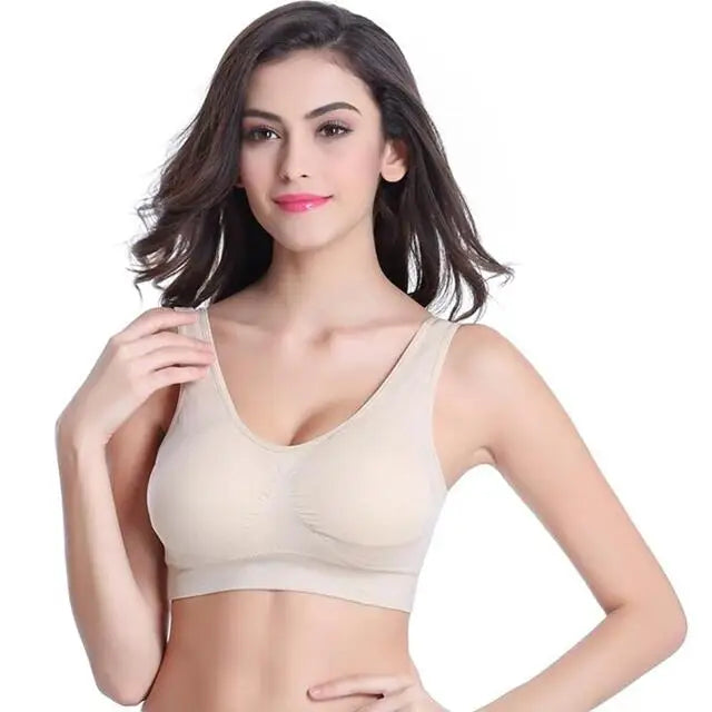 S–7XL Plus Size Seamless Wireless Bra