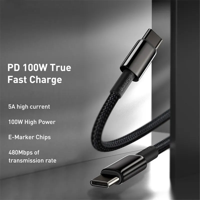 Baseus 100W USB-C to Type-C Fast Charging Cable