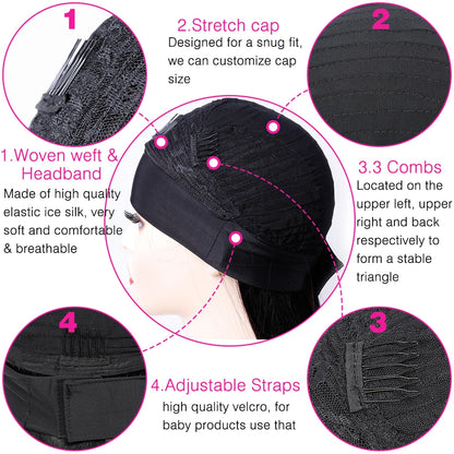 Kinky Curly Headband Wig