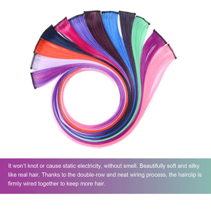 Synthetic Clip-In Hair Extensions