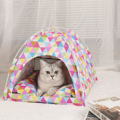 Warm Pet Tent Bed