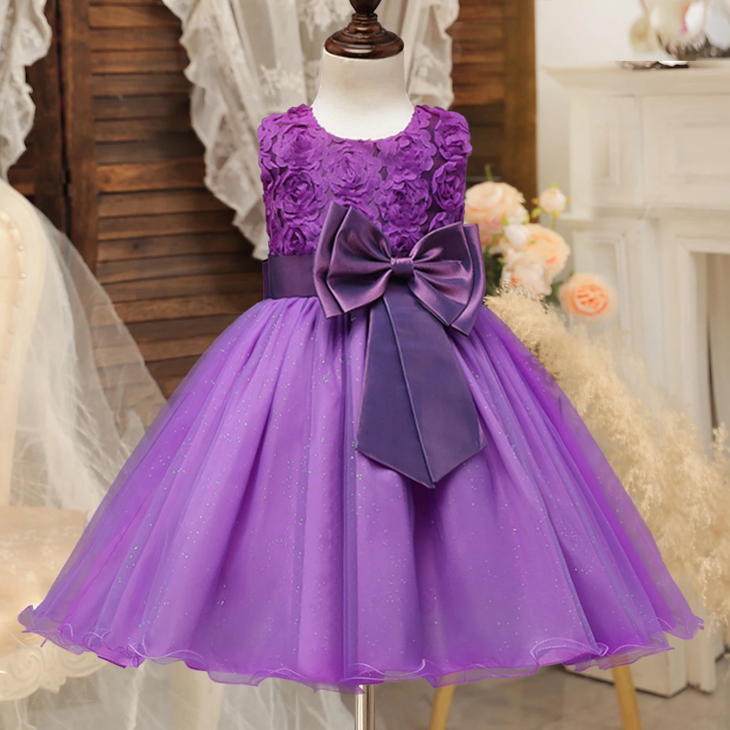 Flower Girls Wedding Princess Dress