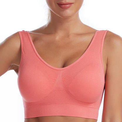 S–7XL Plus Size Seamless Wireless Bra