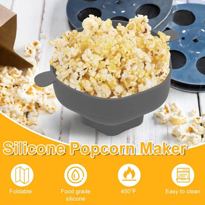 Silicone Microwave Popcorn Bowl