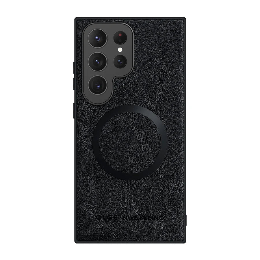Luxury Leather Silicone Case for Samsung Galaxy S24/S23/S22