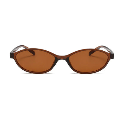 Retro Oval Frame Sunglasses