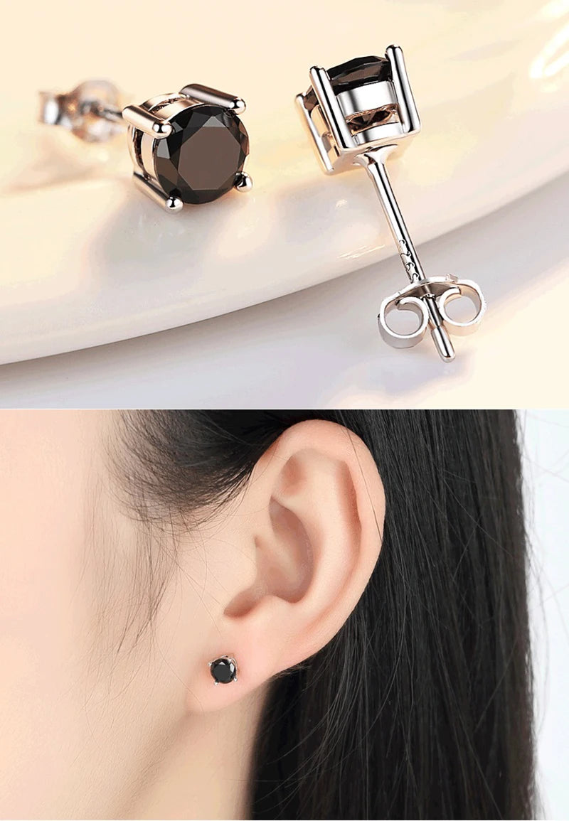 Moissanite Stud Earrings for Women