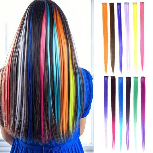 Synthetic Clip-In Hair Extensions
