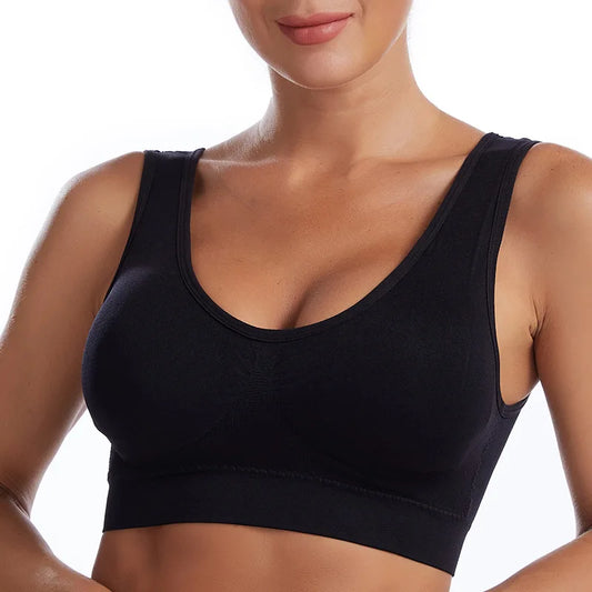 S–7XL Plus Size Seamless Wireless Bra