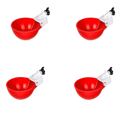 4PCS Automatic Chicken Water Feeder Kit