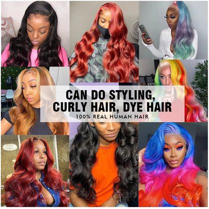 30–40 Inch 360 Full Lace Body Wave Human Hair Wig