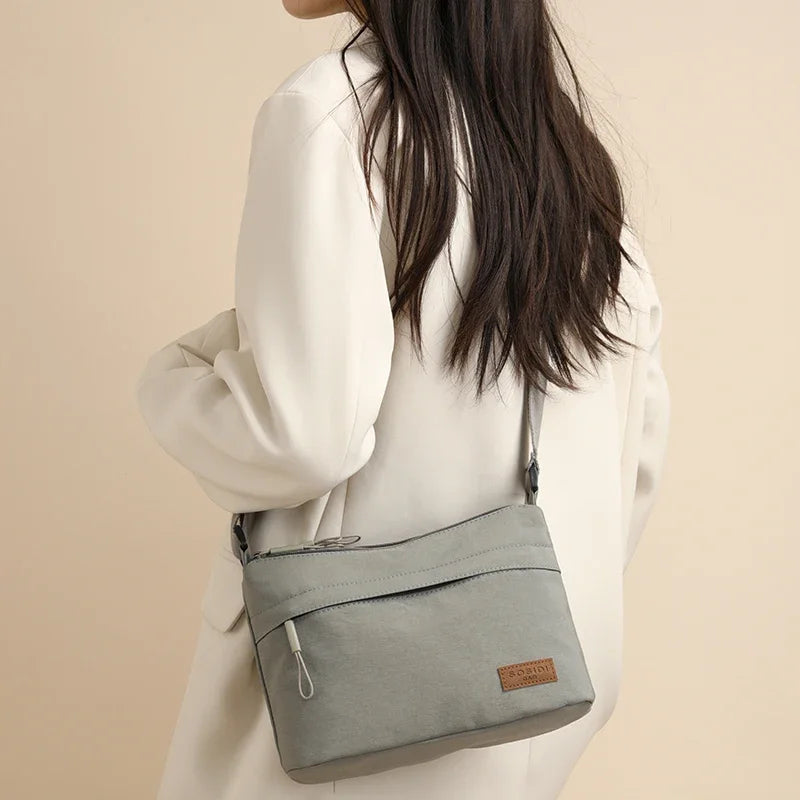 3 Main Pockets High Capacity Crossbody Shoulder Bag for Women