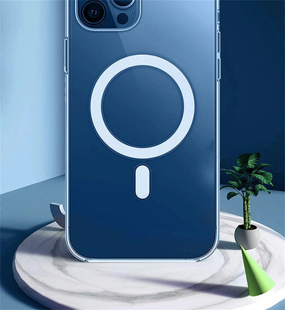 Luxury Magnetic Wireless Charging Case for iPhone