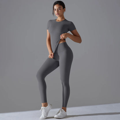 Women's Quick-Dry Yoga & Gym Set – Breathable, Stretchy Activewear