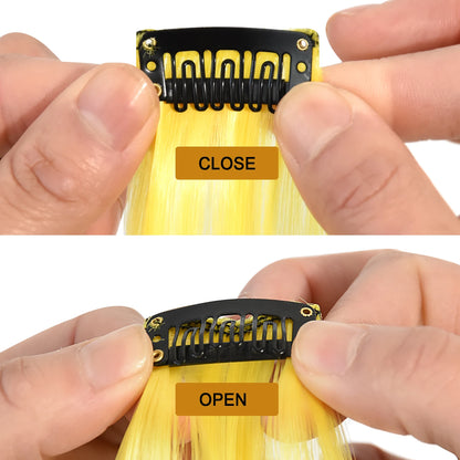 Synthetic Clip-In Hair Extensions