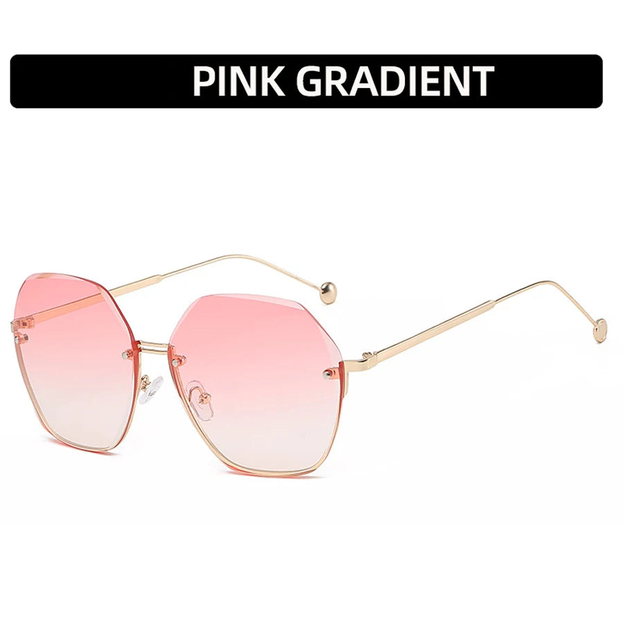2025 Fashion Polygonal Metal Sunglasses