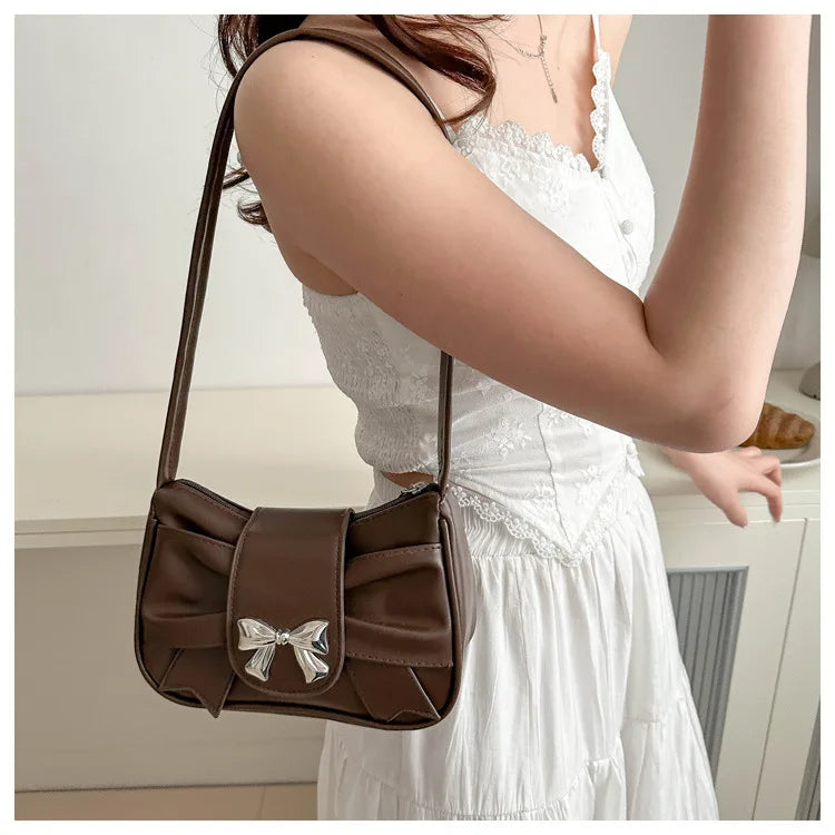 Trendy Bow Shoulder Bag