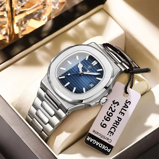 Square Luxury Men’s Wristwatch