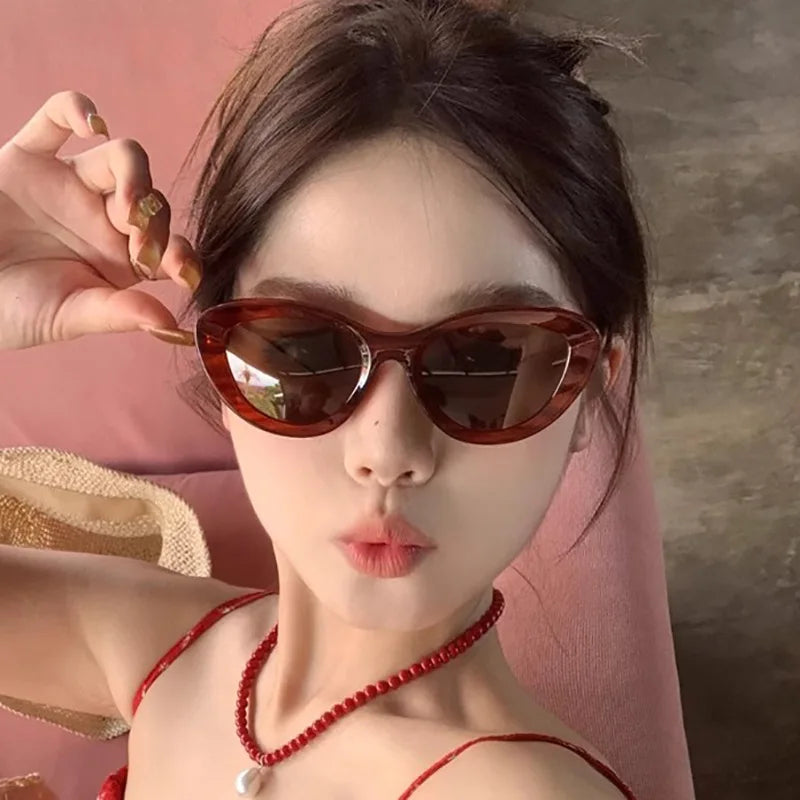Vintage Polygon Metal Sunglasses