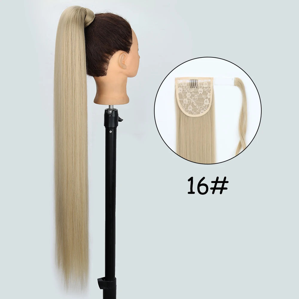 34-Inch Synthetic Ponytail Hair Extension