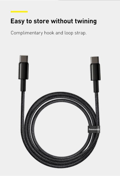 Baseus 100W USB-C to Type-C Fast Charging Cable
