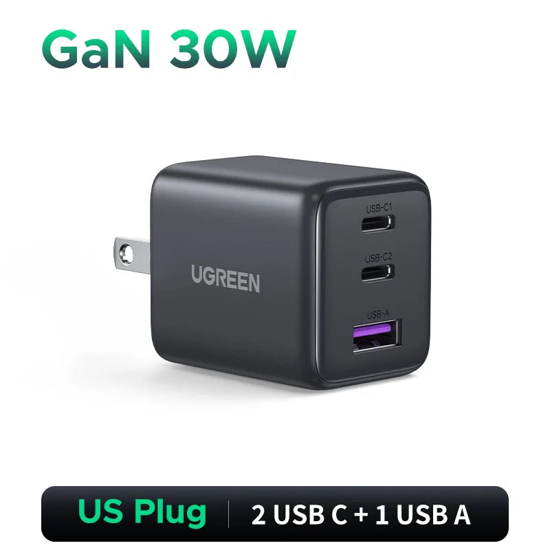 UGREEN 20W / 30W GaN Mini USB-C Charger