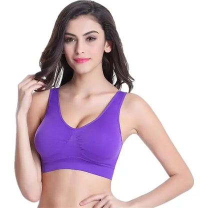 S–7XL Plus Size Seamless Wireless Bra