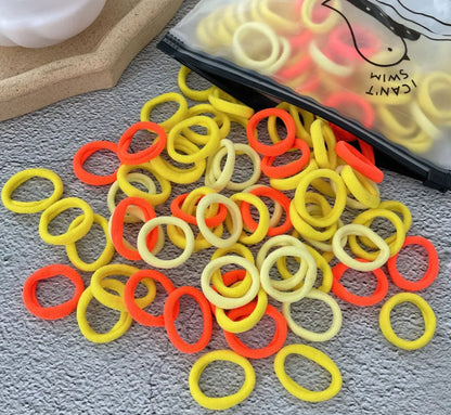 50/100PCS Colorful Nylon Hair Bands for Kids