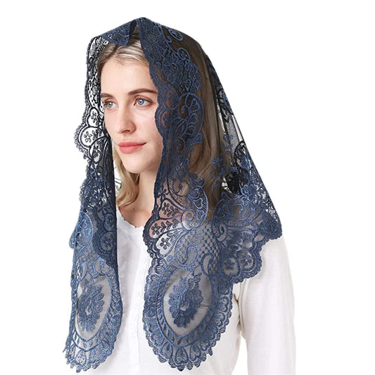 Spanish-Style Lace Mantilla – Catholic & Wedding Veil