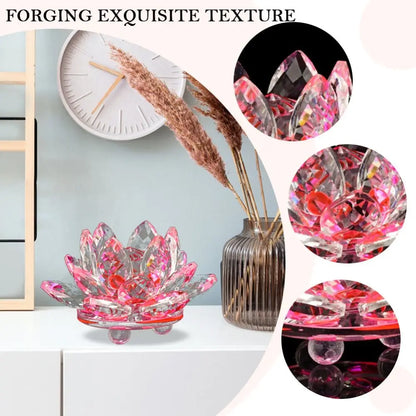 Crystal Lotus Flower Figurine