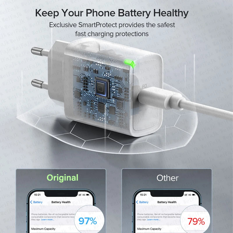 Original Apple 30W Fast Charger with USB-C Cable