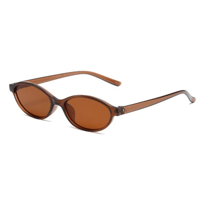 Retro Oval Frame Sunglasses