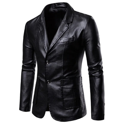 2025 Men’s Slim Fit Vintage Leather Jacket