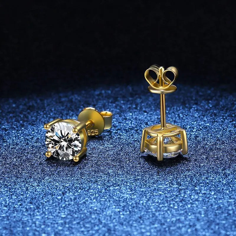 Moissanite Stud Earrings for Women