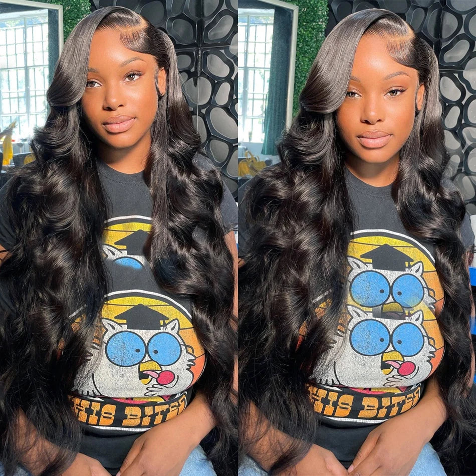 30–40 Inch 360 Full Lace Body Wave Human Hair Wig