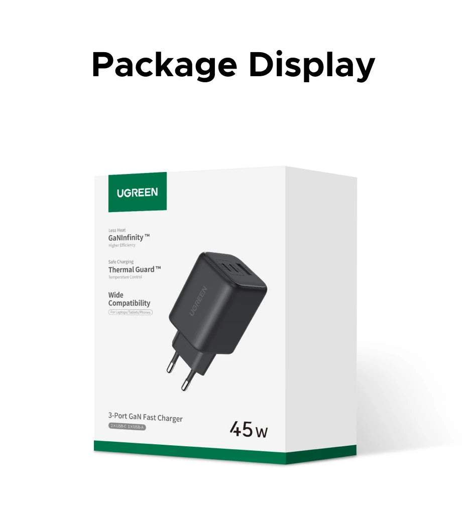 UGREEN 45W GaN USB-C Fast Charger