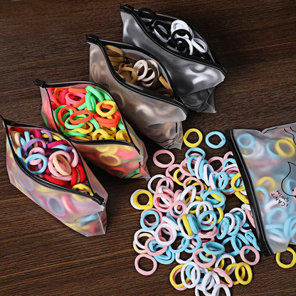 50/100PCS Colorful Nylon Hair Bands for Kids
