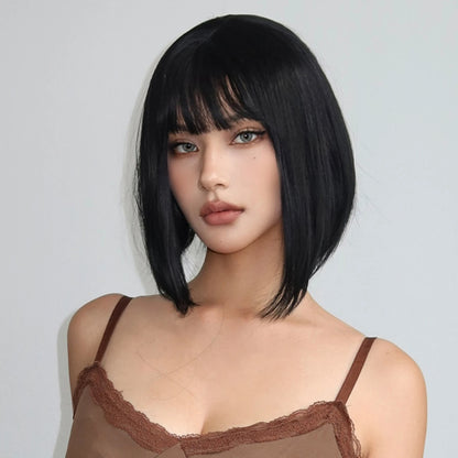 Short Straight Bob Wig for Women
