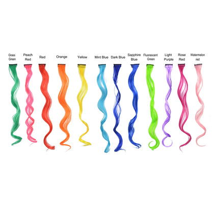 12 Colors Synthetic Hairpieces