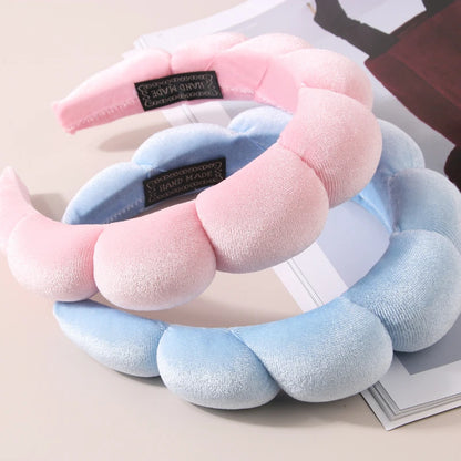 2025 Fashion Puffy Sponge Headband for Women & Girls