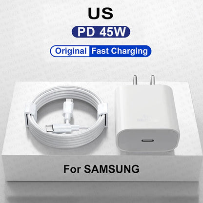 Original 45W USB-C Fast Charger for Samsung