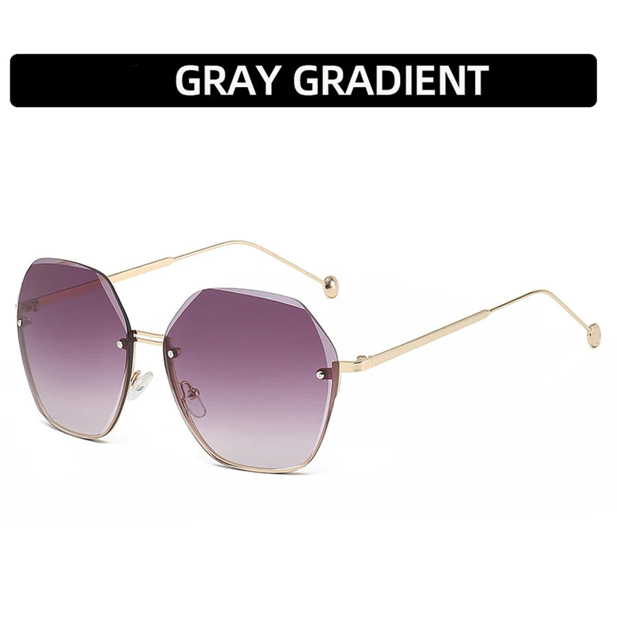 2025 Fashion Polygonal Metal Sunglasses