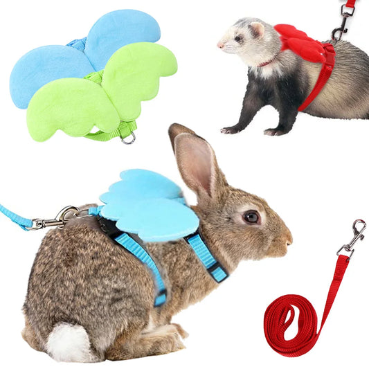 Hamster & Rabbit Angel Wings Harness & Leash