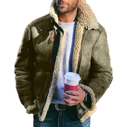 Men’s Autumn Winter Faux Leather Jacket